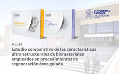 Comparación de estructuras de biomateriales para procedimientos de ROG